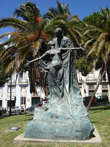 Monumento a Eça de Queiróz, em Lisboa